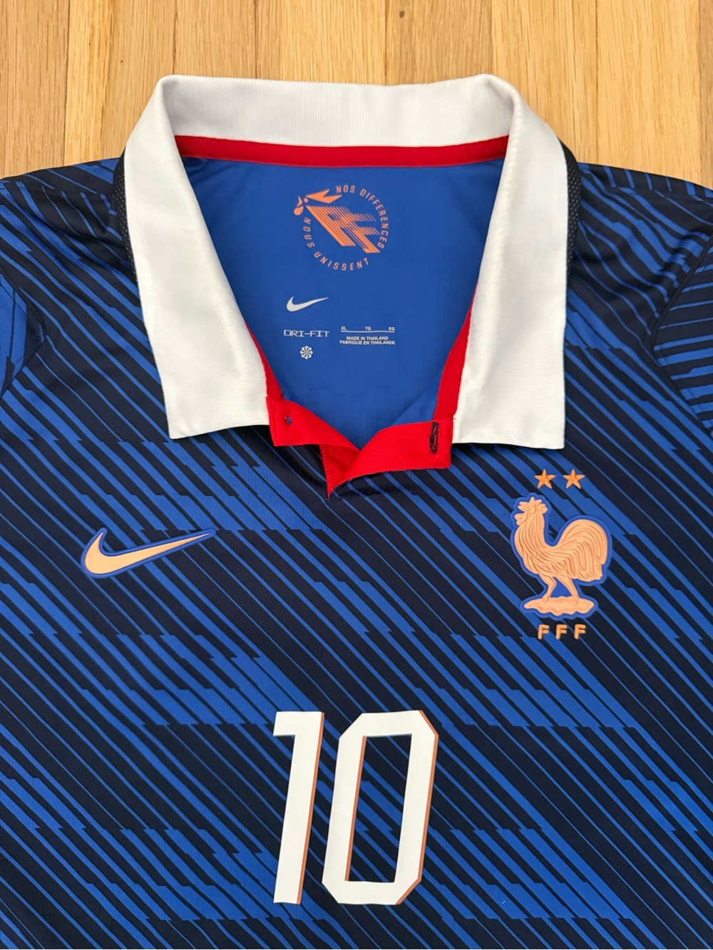 Nike France Kylian Mbappe #10 2026 Home Soccer Jersey - NEW W/ TAGS - Picture 4 of 16
